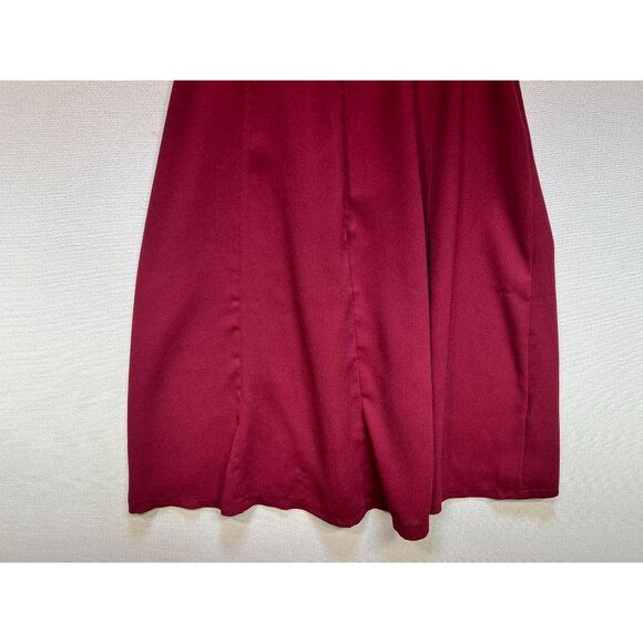 Abercrombie & Fitch Womens Swing  A Line Dress Summer Size Medium Red Sleeveless - Picture 6 of 13